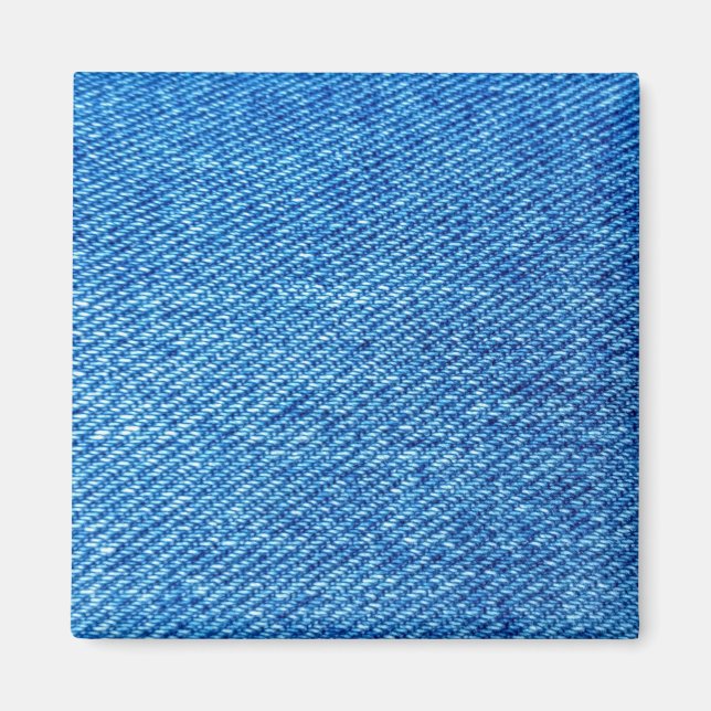 Blue Denim Texture Magnet (Front)