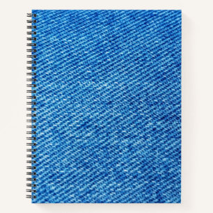 Blue Denim Texture Notebook
