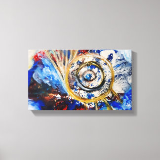 Blue Design Canvas Print