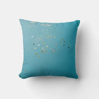 Blue design pillow