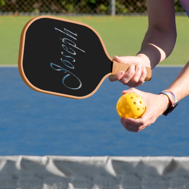 Blue Designed Joseph Name, Pickleball Paddle (Insitu)