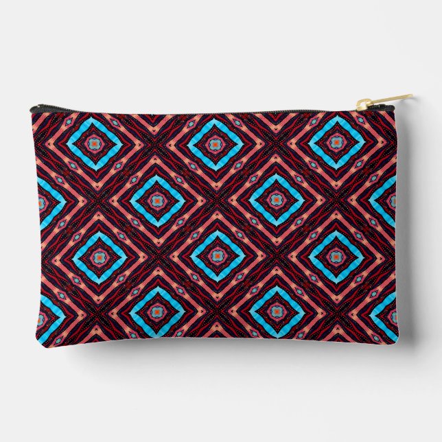 Blue Diamond Accessory Pouch (Back)