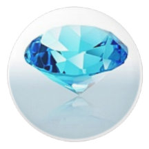 BLUE DIAMOND CERAMIC KNOB