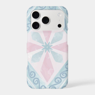 Blue Diamond Geometric Pattern