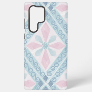 Blue Diamond Geometric Pattern Samsung Galaxy Case