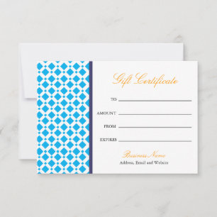 Blue Diamond Gift Certificate