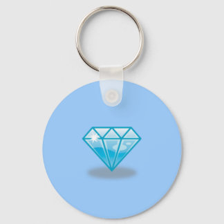 Blue Diamond Keychain