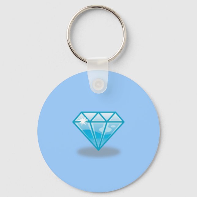 Blue Diamond Keychain (Front)