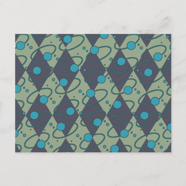 Blue Diamond Orbit Postcard (Front)