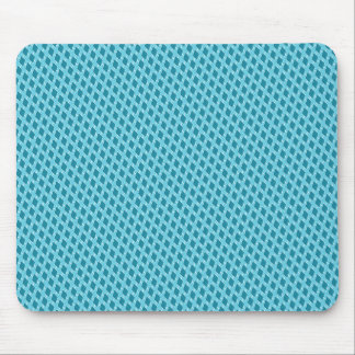 Blue Diamond Pattern Mouse Pad