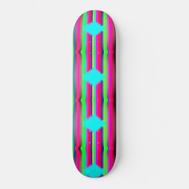 Blue diamond skateboard (Front)