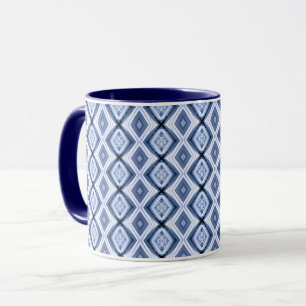 Blue Diamonds Harmony Pattern Diamond Blues Mug