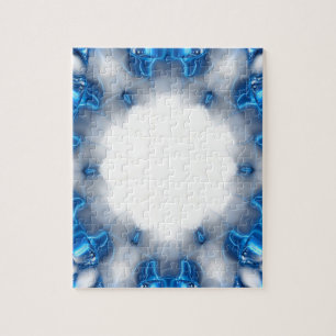 Blue Diamonds Jigsaw Puzzle