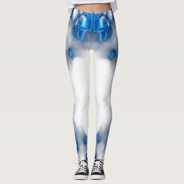 Blue Diamonds Leggings (Front)