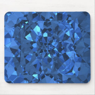 Blue Diamonds Mouse Pad