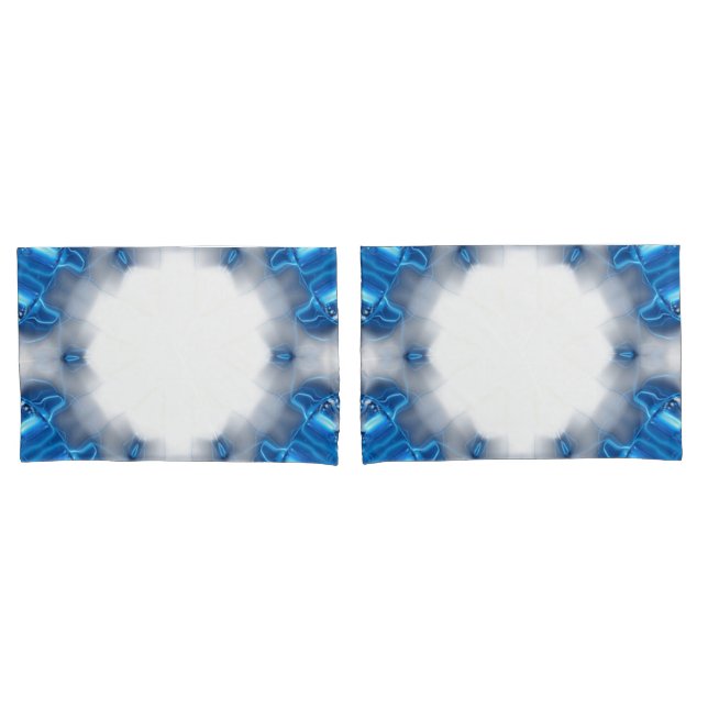 Blue Diamonds Pillowcase (Front-Set)