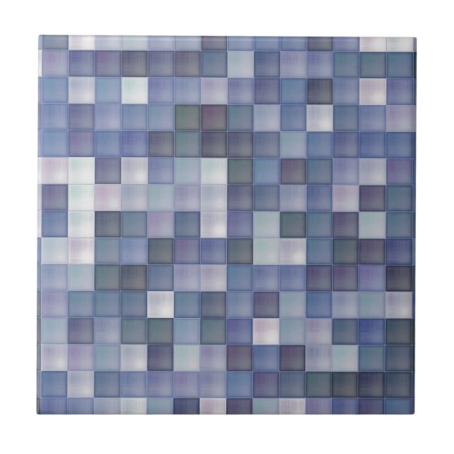 Blue Diamonds Tile (Front)
