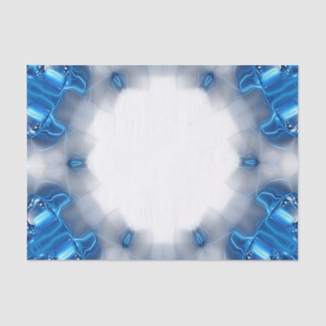 Blue Diamonds Tissue Paper (Front)