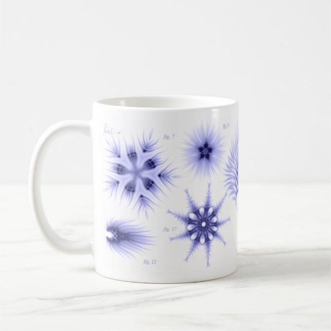 Blue Diatom Coffee Mug (Left)