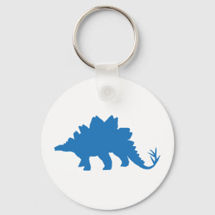 Blue Dinosaur Keychain