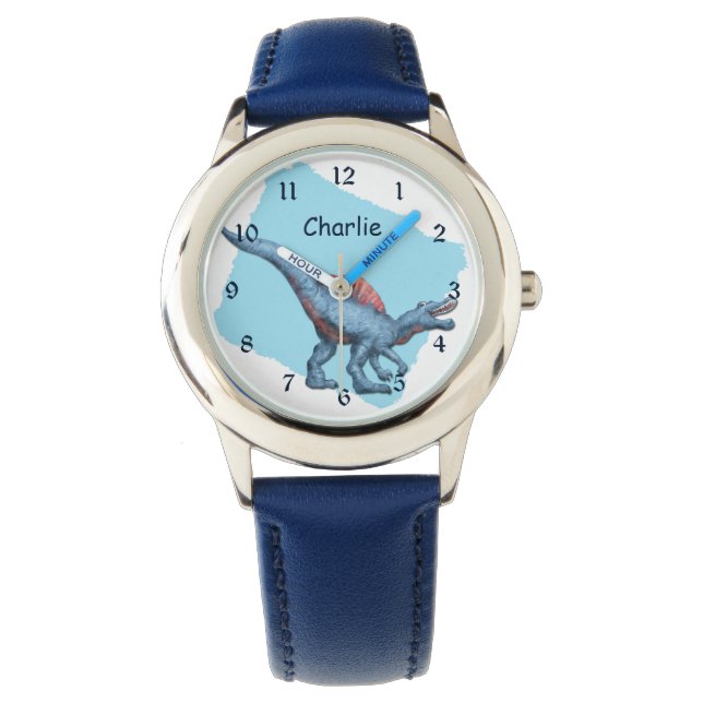  Blue Dinosaur Kid's Watch (Front)