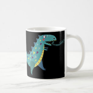 Blue Dinosaur T Rex Ba  Coffee Mug