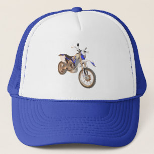 Blue Dirt Bike Motorbike, Trucker Hat