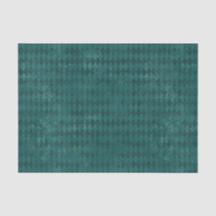 Blue Distressed Harlequin Tissue Paper