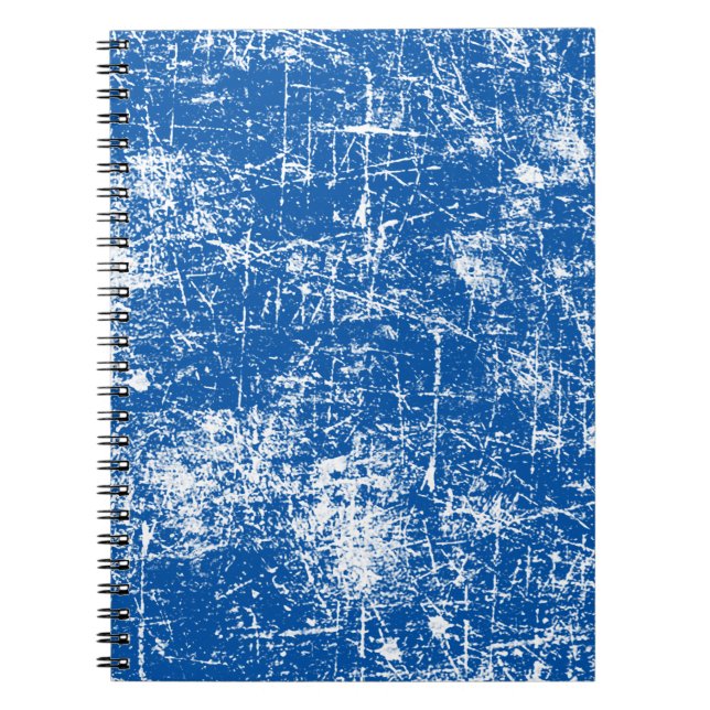 Blue Distressed Notebook (Front)