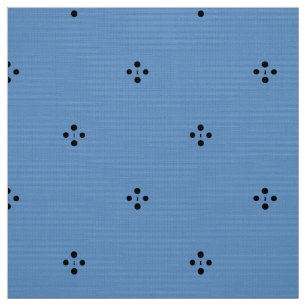 Blue Ditsy Fabric