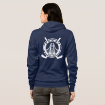 Blue Division Zip Hoodie