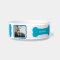 Blue Dog Bone Photo Personalized Pet Bowl