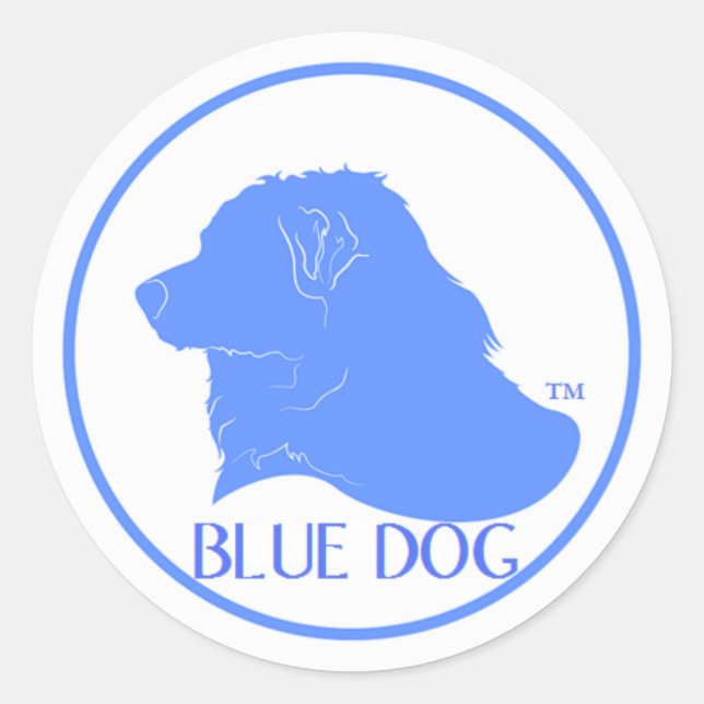 Blue Dog Democrat Sticker (Front)