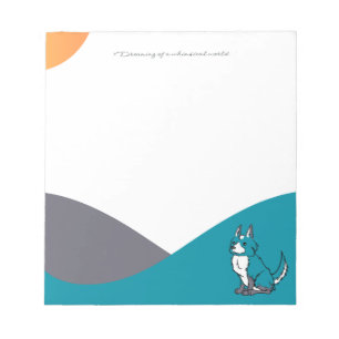 Blue Dog Notepad
