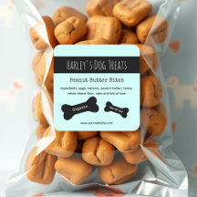Blue | Dog Treat Business Labels
