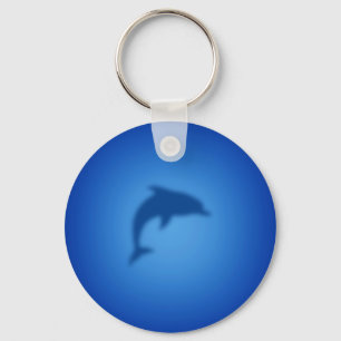 Blue dolphin keychain