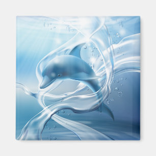Blue Dolphin magnet