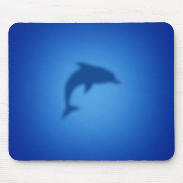 Blue dolphin mouse pad (Front)