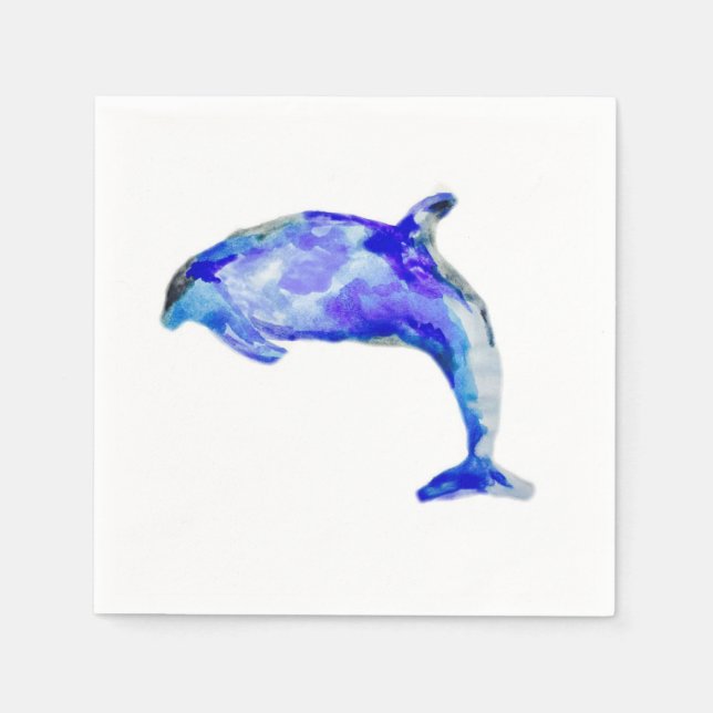 Blue Dolphin Napkins (Front)