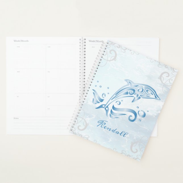 Blue Dolphin Personalized Planner (Display)