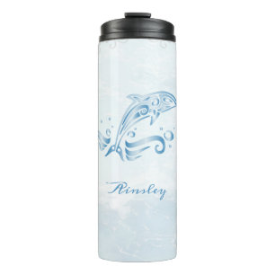 Blue Dolphin Personalized Thermal Tumbler