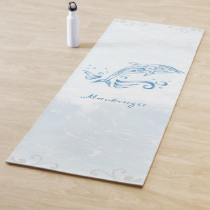 Blue Dolphin Personalized Yoga Mat