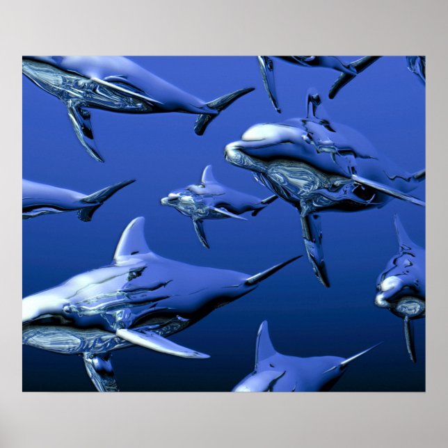 Blue Dolphin Poster (Front)