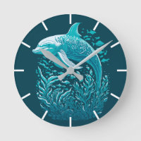 Blue Dolphin Under The Sea