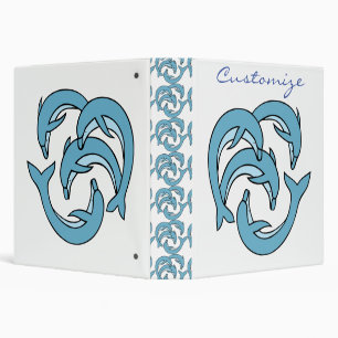 Blue Dolphins circling Thunder_Cove Binder