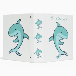 Blue Dolphins Leaping Thunder_Cove Binder
