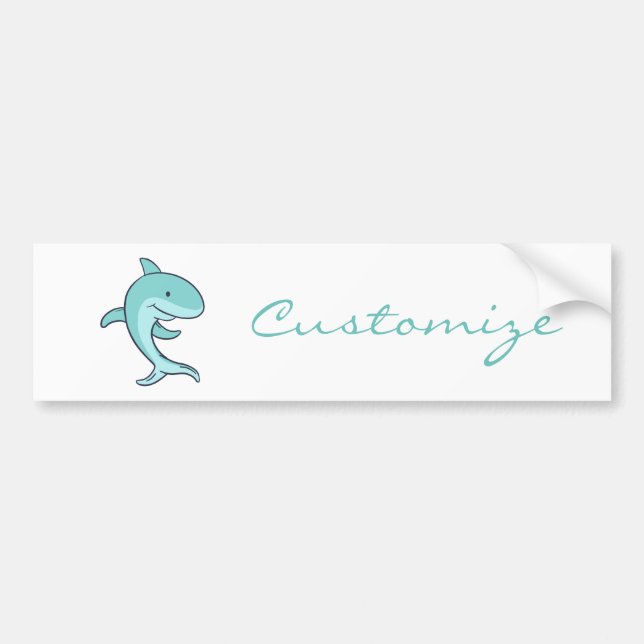 Blue Dolphins Leaping Thunder_Cove Bumper Sticker (Front)