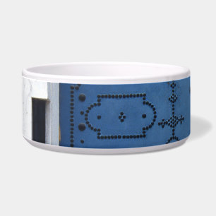 Blue Door Ceramic Pet Bowl
