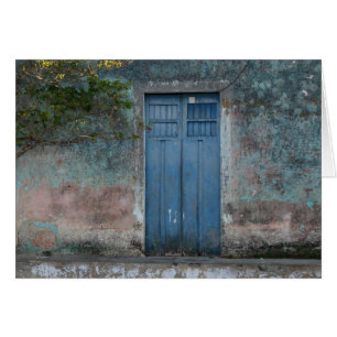 blue doors card