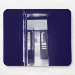 Blue doors mouse pad